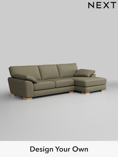 Tweedy Chenille/Mid Moss Green Stamford Grand Relaxed Sit (W44033) | £2,399
