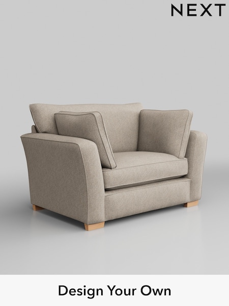 Tweedy Chenille/Mid Natural Heath Highback (W44035) | £750