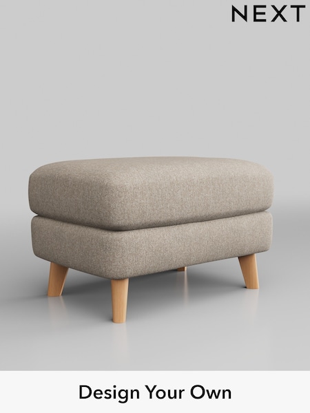Tweedy Chenille/Mid Natural Parker Buttoned Back (W44043) | £375
