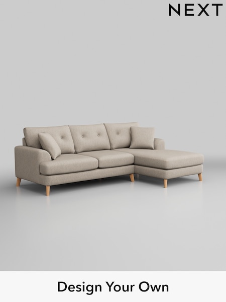 Tweedy Chenille/Mid Natural Parker Buttoned Back (W44043) | £2,099