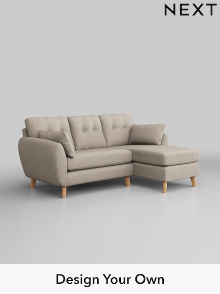 Tweedy Chenille/Mid Natural Wilson Buttoned Back (W44046) | £1,450