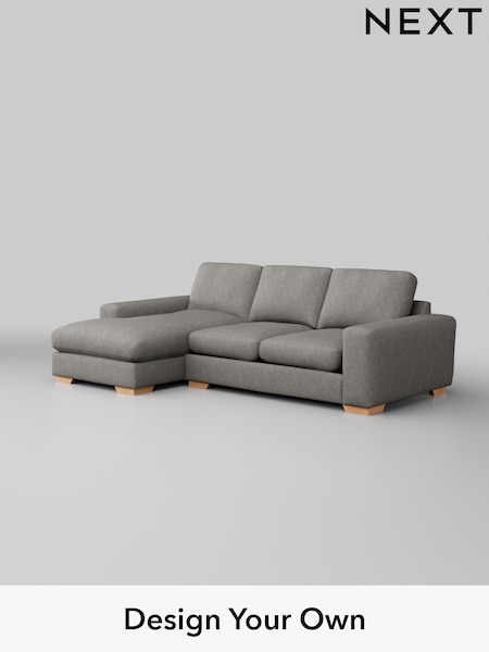 Tweedy Chenille/Mid Grey Houghton Deep Relaxed Sit (W44059) | £1,975