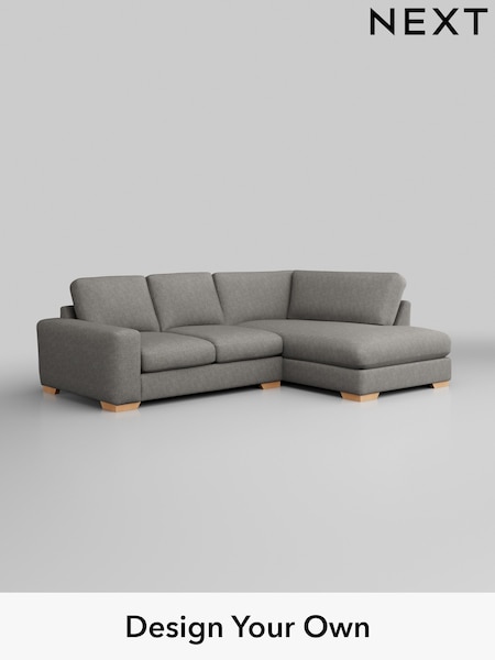 Tweedy Chenille/Mid Grey Houghton Deep Relaxed Sit (W44059) | £2,050