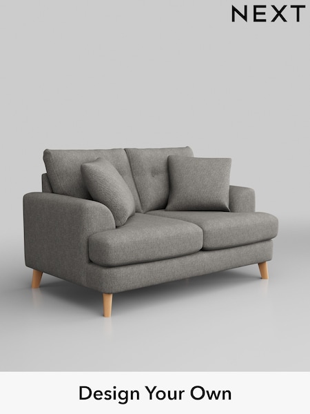Tweedy Chenille/Mid Grey Parker Buttoned Back (W44062) | £1,099