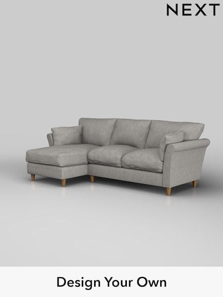 Tweedy Chenille/Mid Grey Hartley Relaxed Sit (W44066) | £1,799