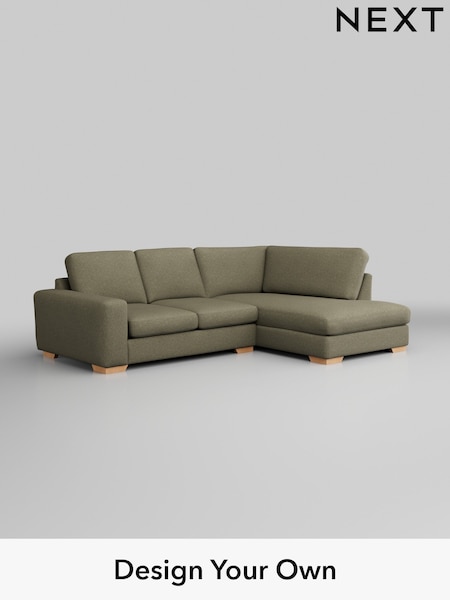 Tweedy Chenille/Mid Moss Green Houghton Deep Sit (W44068) | £1,999