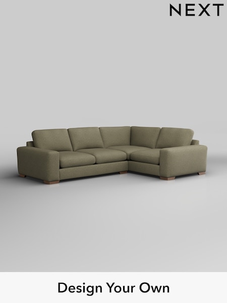 Tweedy Chenille/Mid Moss Green Houghton Deep Sit (W44068) | £2,425