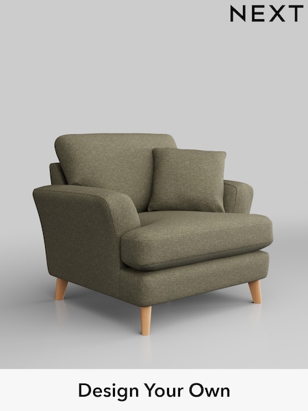 Tweedy Chenille/Mid Moss Green Conway Relaxed Sit (W44071) | £775