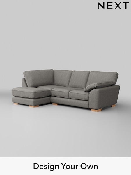 Tweedy Chenille/Mid Grey Stamford Grand Relaxed Sit (W44076) | £2,225
