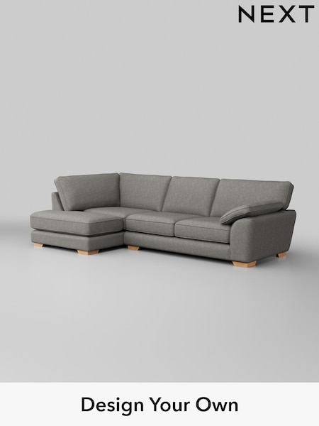 Tweedy Chenille/Mid Grey Stamford Grand Relaxed Sit (W44076) | £2,375