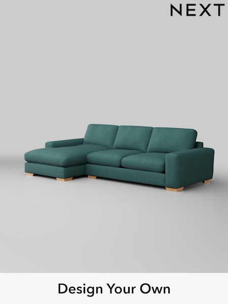 Tweedy Chenille/Dark Teal Green Houghton Deep Sit (W44088) | £2,099