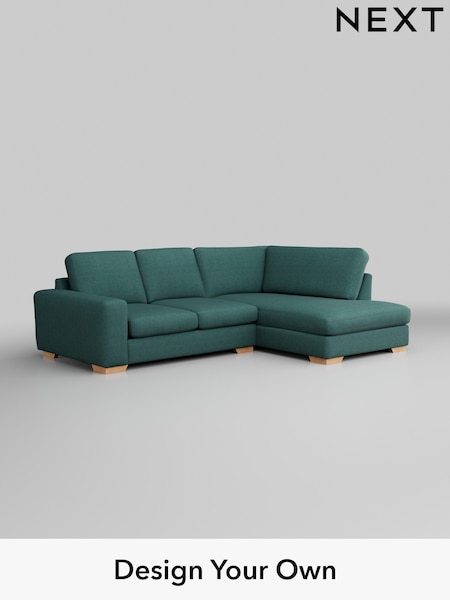 Tweedy Chenille/Dark Teal Green Houghton Deep Sit (W44088) | £1,999