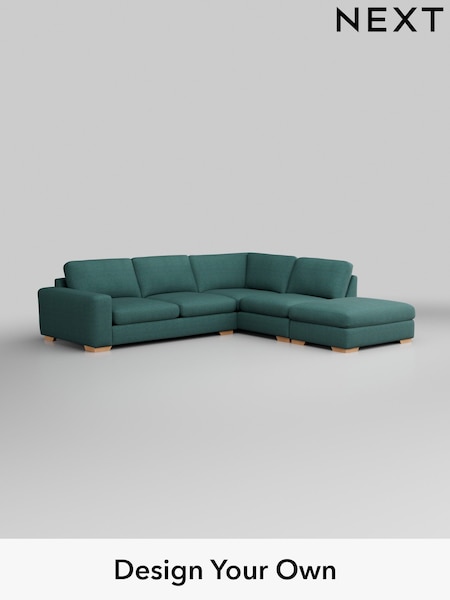 Tweedy Chenille/Dark Teal Green Houghton Deep Sit (W44088) | £2,450