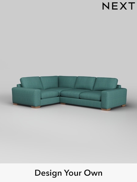 Tweedy Chenille/Dark Teal Green Houghton Deep Sit (W44088) | £2,425