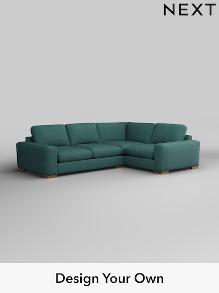 Tweedy Chenille/Dark Teal Green Houghton Deep Sit (W44088) | £2,425