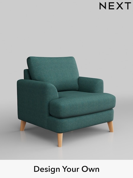 Tweedy Chenille/Dark Teal Green Parker (W44089) | £775