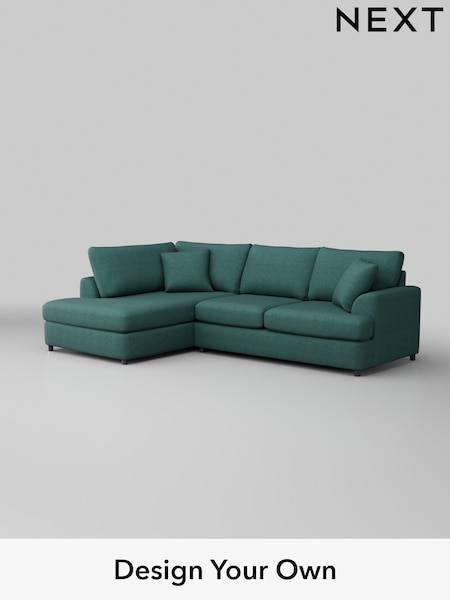 Tweedy Chenille/Dark Teal Green Parker Platform (W44103) | £2,099