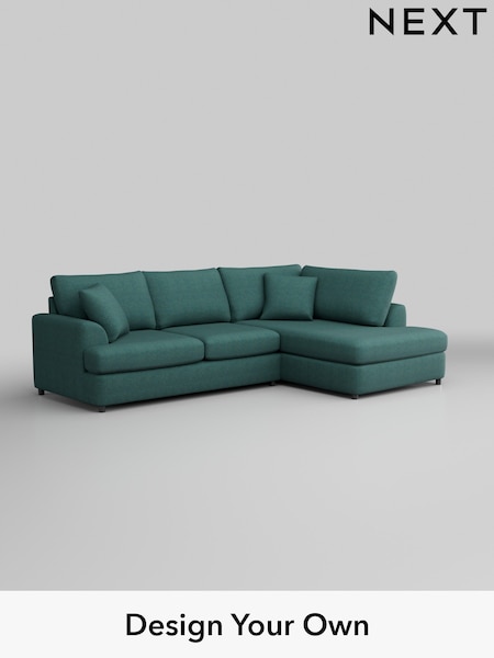 Tweedy Chenille/Dark Teal Green Parker Platform (W44103) | £2,099