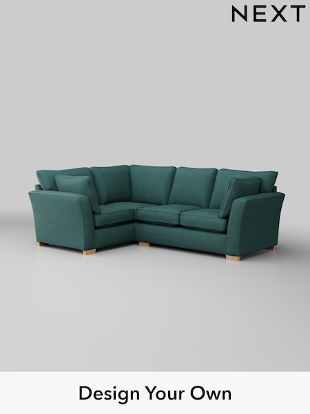 Tweedy Chenille/Dark Teal Green Heath Highback (W44108) | £1,899
