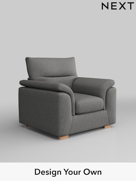 Tweedy Chenille/Dark Grey Hayden Highback (W44120) | £650