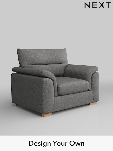 Tweedy Chenille/Dark Grey Hayden Highback (W44120) | £750