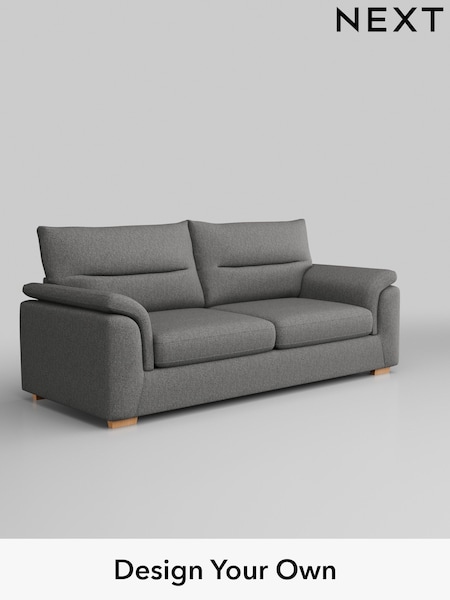 Tweedy Chenille/Dark Grey Hayden Highback (W44120) | £1,225