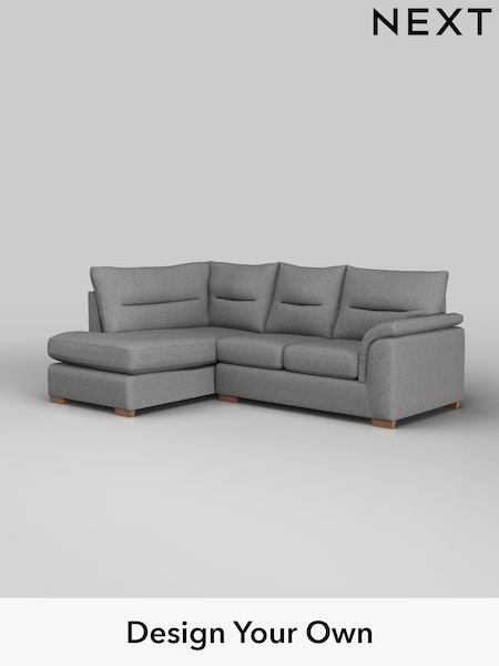 Tweedy Chenille/Dark Grey Hayden Highback (W44120) | £1,725