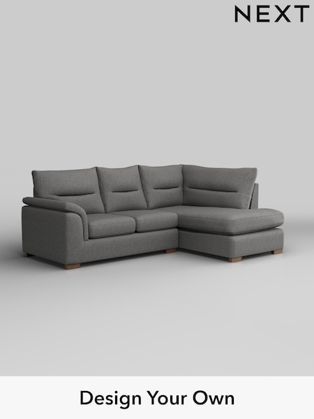 Tweedy Chenille/Dark Grey Hayden Highback (W44120) | £1,725