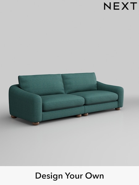 Tweedy Chenille/Dark Teal Green Arches (W44124) | £1,325