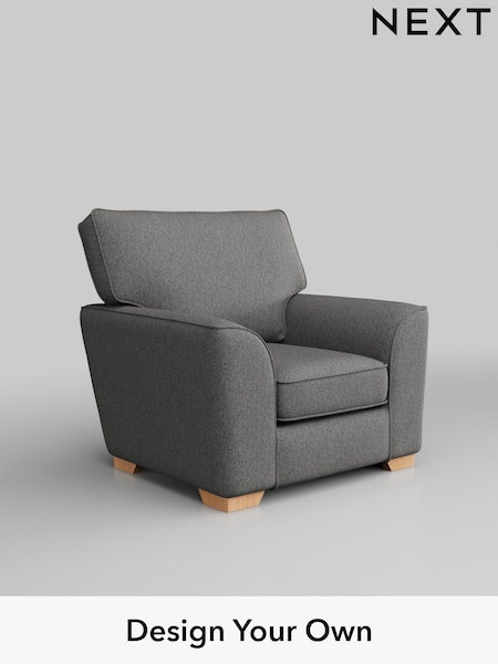Tweedy Chenille/Dark Grey Stamford Grand Relaxed Sit (W44126) | £699