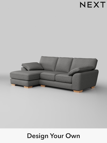 Tweedy Chenille/Dark Grey Stamford Grand Relaxed Sit (W44126) | £2,125