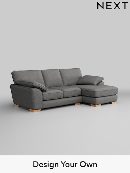Tweedy Chenille/Dark Grey Stamford Grand Relaxed Sit (W44126) | £2,125