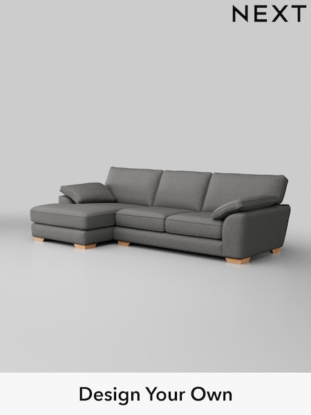 Tweedy Chenille/Dark Grey Stamford Grand Relaxed Sit (W44126) | £2,399