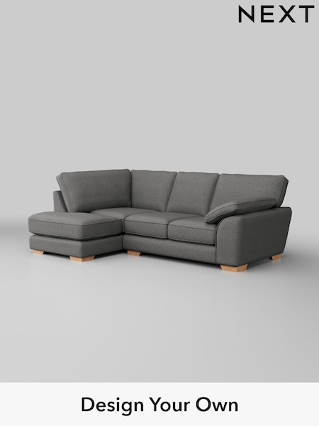 Tweedy Chenille/Dark Grey Stamford Grand Relaxed Sit (W44126) | £2,225