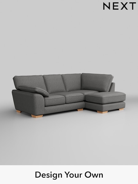 Tweedy Chenille/Dark Grey Stamford Grand Relaxed Sit (W44126) | £2,225