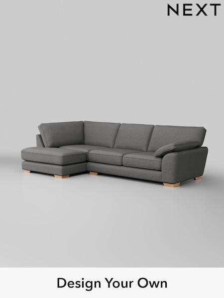 Tweedy Chenille/Dark Grey Stamford Grand Relaxed Sit (W44126) | £2,375