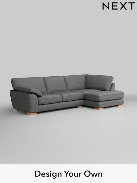 Tweedy Chenille/Dark Grey Stamford Grand Relaxed Sit (W44126) | £2,375