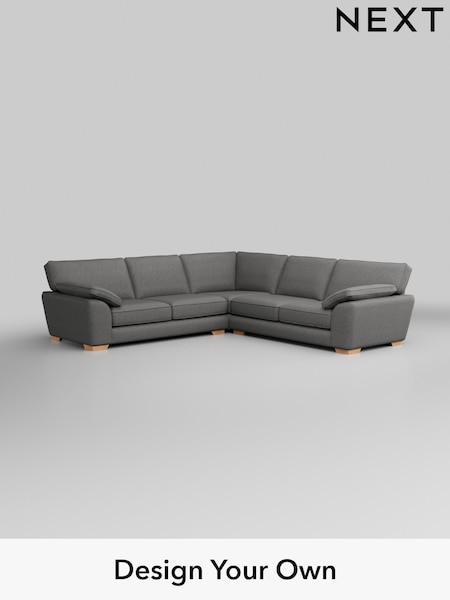 Tweedy Chenille/Dark Grey Stamford Grand Relaxed Sit (W44126) | £2,875
