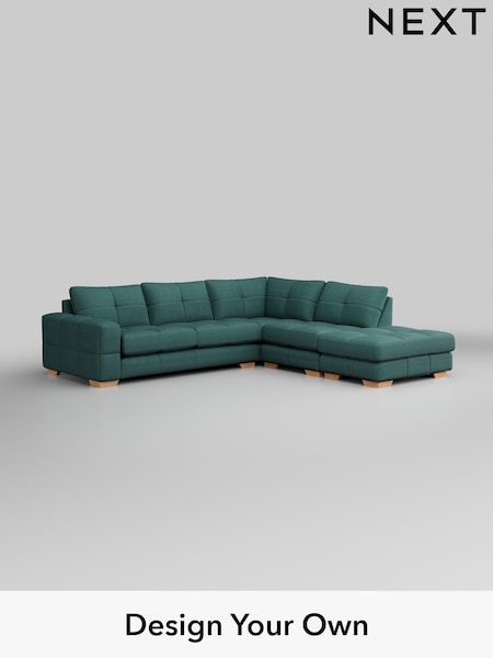 Tweedy Chenille/Dark Teal Green Brooke Deep Sit (W44127) | £2,725