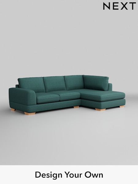 Tweedy Chenille/Dark Teal Green Clayton (W44128) | £1,725
