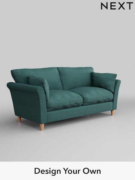 Tweedy Chenille/Dark Teal Green Hartley Relaxed Sit (W44129) | £1,175