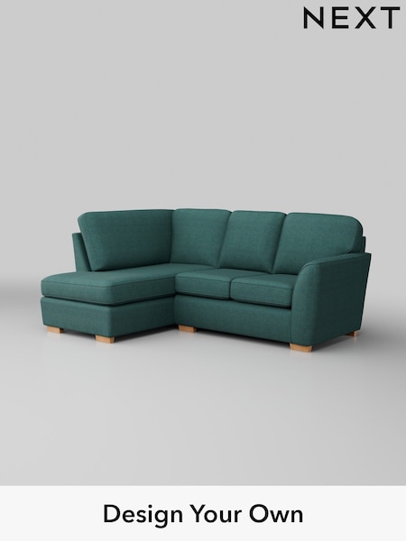 Tweedy Chenille/Dark Teal Green Malvern (W44132) | £1,250