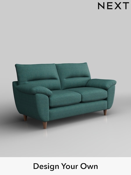 Tweedy Chenille/Dark Teal Green Elliot Highback (W44133) | £975