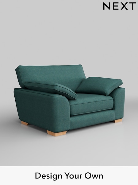 Tweedy Chenille/Dark Teal Green Stamford Grand Relaxed Sit (W44135) | £1,199