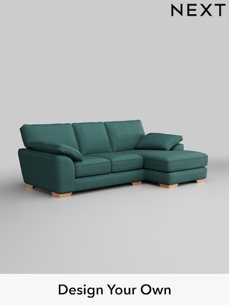 Tweedy Chenille/Dark Teal Green Stamford Grand Relaxed Sit (W44135) | £2,125