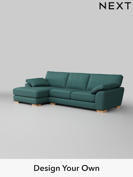 Tweedy Chenille/Dark Teal Green Stamford Grand Relaxed Sit (W44135) | £2,399