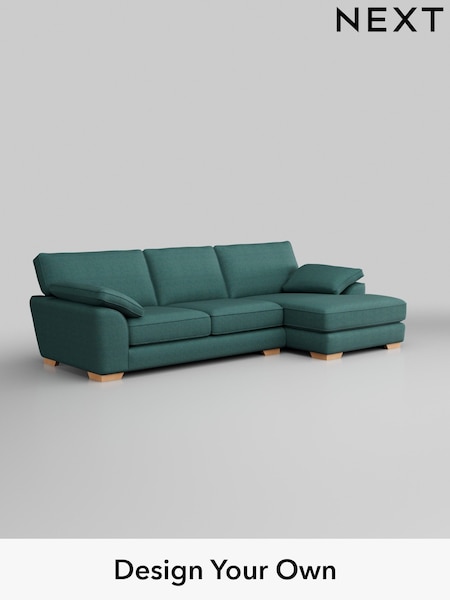 Tweedy Chenille/Dark Teal Green Stamford Grand Relaxed Sit (W44135) | £2,399