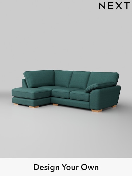 Tweedy Chenille/Dark Teal Green Stamford Grand Relaxed Sit (W44135) | £2,225