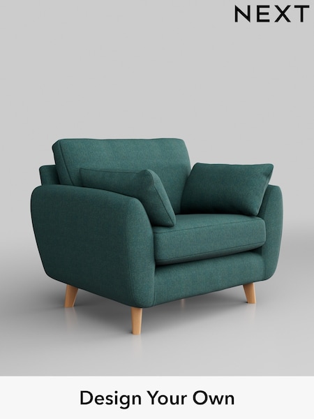 Tweedy Chenille/Dark Teal Green Wilson (W44136) | £550