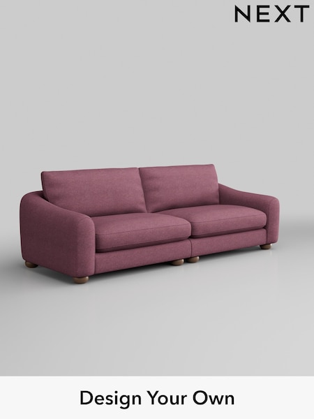 Tweedy Blend Easy Clean/Mid Mulberry Purple Arches (W44154) | £1,325